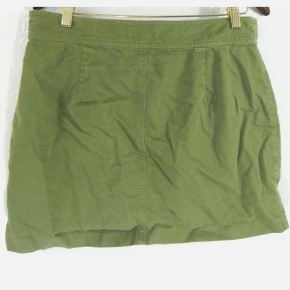 Madewell Station Button Front Mini Skirt - Picture 4 of 4